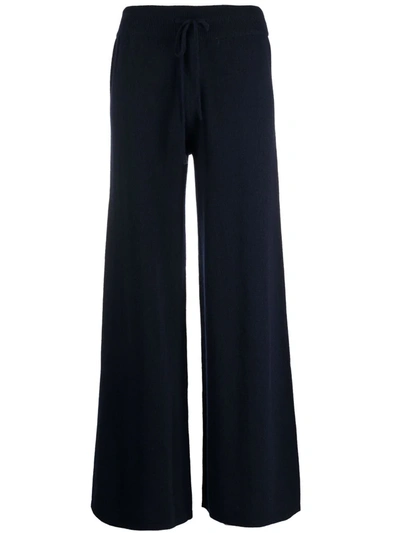 Lisa Yang Sofi High-waisted Wide-leg Trousers In Blau
