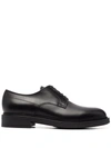 GIANVITO ROSSI ROUND TOE DERBY SHOES
