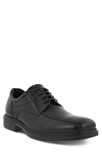 Ecco Helsinki 2.0 Bike Toe Leather Derby In Black