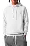 Allsaints Raven Hoodie In Shadow White Marl