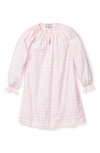 Petite Plume Baby's, Little Girl's & Girl's Gingham Delphine Nightgown In Pink