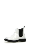 Naturino Kids' Piccadilly Chelsea Boot In White Patent