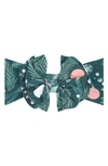 Baby Bling Babies' Fab-bow-lous Print Headband In Winter Bauble