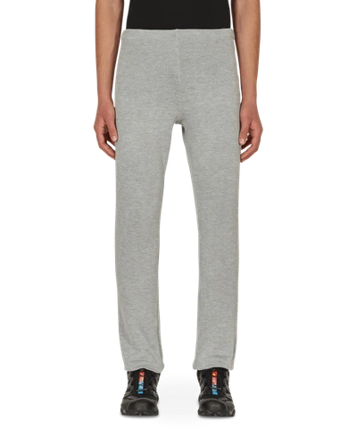 Arnar Mar Jonsson Knitted Underlayer Long Pants In Grey