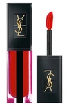 Saint Laurent Vernis A Levres Water Stain Lip Stain In 612 Rouge Deluge
