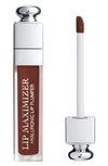 Dior Addict Lip Maximizer Plumping Lip Gloss In 020 Brown/glow