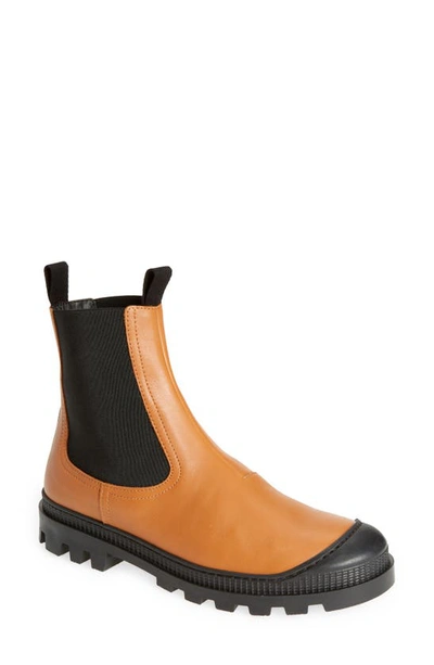 Loewe Lug Sole Chelsea Boot In Tan