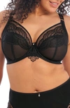 ELOMI PRIYA FULL FIGURE UNDERWIRE PLUNGE BRA,EL4550