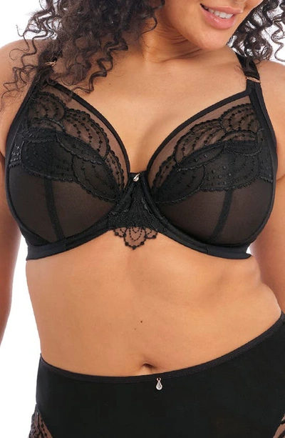 ELOMI PRIYA FULL FIGURE UNDERWIRE PLUNGE BRA,EL4550