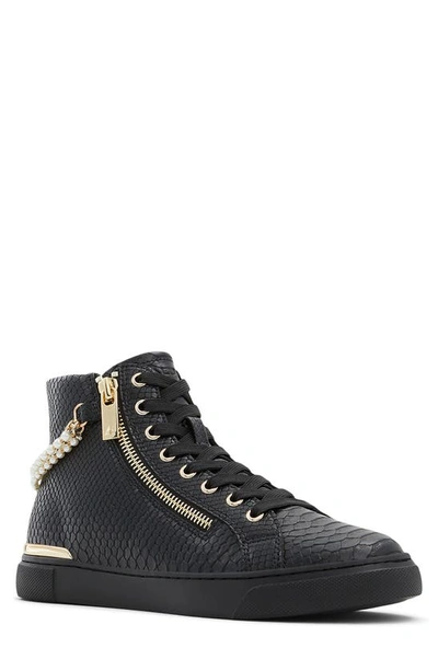 Aldo Perola High Top Sneaker In Black