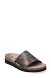 Mephisto Hanik Slide Sandal In Black Kaleido