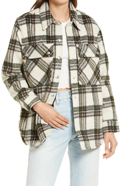 Blanknyc Plaid Flannel Shirt Jacket In Outsider ModeSens