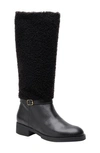 ANDRE ASSOUS BINNI KNEE HIGH FAUX SHEARLING WEATHER RESISTANT BOOT,AA1BIN01