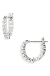Swarovski Vittore 简约璀璨百搭圆环耳环5562126 In White