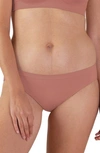 Bravado Designs Women's Mid Rise Seamless Panty In Roseclay
