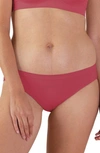 Bravado Designs Women's Mid Rise Seamless Panty In Lipstick