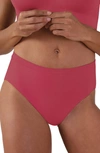 Bravado Designs Women's High Rise Seamless Panty In Lipstick