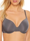 Le Mystere Second Skin Back Smoother T-shirt Bra In Charcoal
