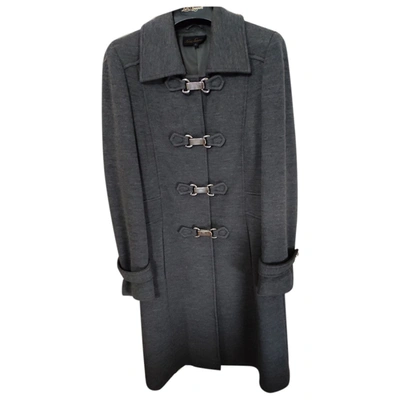 Pre-owned Luisa Spagnoli Wool Coat In Grey