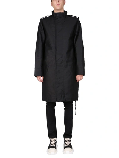 Rick Owens Drkshdw "army" Parka In Black