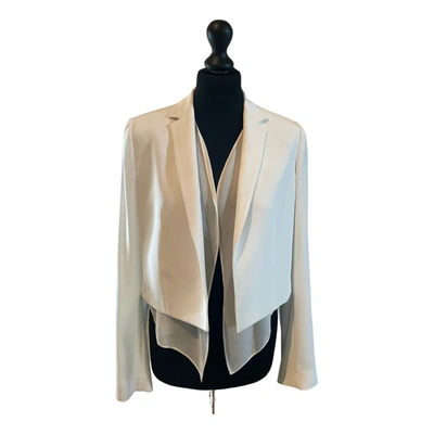 Pre-owned Elizabeth And James Jacket In White