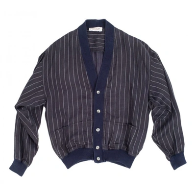 Pre-owned Givenchy Linen Jacket In Blue