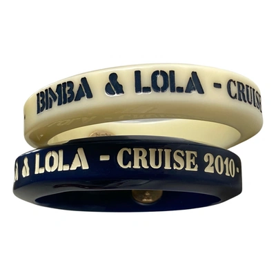 Pre-owned Bimba Y Lola Bracelet In Navy