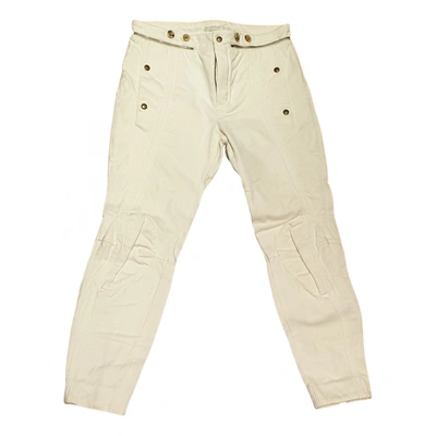 Pre-owned Chloé Jeans In White