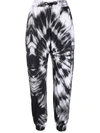 Philipp Plein Tie-dye Tracksuit Bottoms In Black