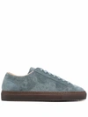 DOUCAL'S SUEDE LACE-UP SNEAKERS