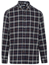 BURBERRY CAMICIA CRANFORS CHECK BLU