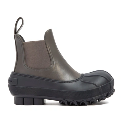 Stella Mccartney Chain Sole Boots Shoes In Grey