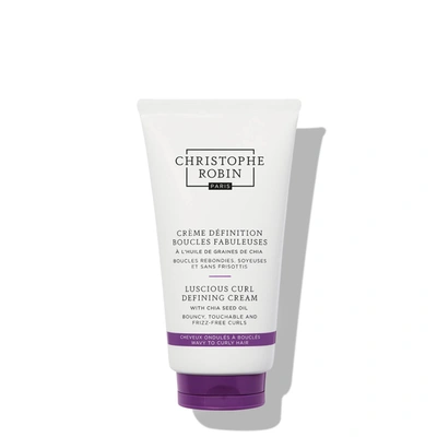 Christophe Robin Luscious Curl Defining Cream With Chia Seed Oil (150ml) In Colorless