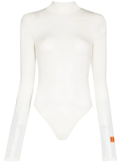Heron Preston Logo-embroidered Bodysuit In White