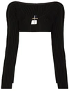 Jacquemus Le Maille Pralu Sweaters And Cardigans In Black