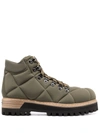 Le Silla St Moritz Trekking Boots In Green