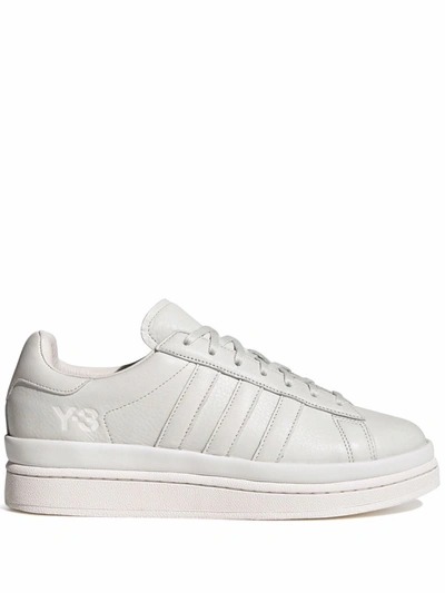 Y-3 Hicho Low-top Lace-up Sneakers In White