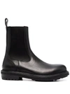 BUTTERO LEATHER CHELSEA BOOTS