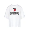 Dolce & Gabbana Supermodel Print Oversized T-shirt In White