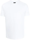 Emporio Armani Round Neck Short-sleeved T-shirt In Weiss