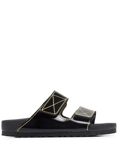 Birkenstock X Proenza Schouler Arizona Dual Strap Sandals In Black