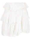 Iro Looks Silk Skirt In Weiss