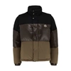 Moncler Mens Black Brown Aveillan Padded Shell-down Jacket 38 In Black