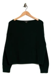 French Connection Millie Mozart Boat Neck Sweater In Byron Green