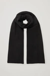 Cos Pure Cashmere Scarf In Black