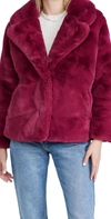 Apparis Long-sleeved Faux-fur Coat