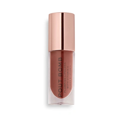 Revolution Beauty Pout Bomb Plumping Gloss (various Shades) - Cookie