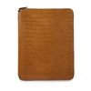 Smythson A4 Writing Folder With Zip In Mara In Mushroom