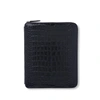Smythson A5 Writing Folder With Zip In Mara In Navy