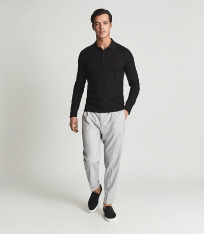 REISS MERCERISED TEXTURED COTTON POLO SHIRT REISS41907020000